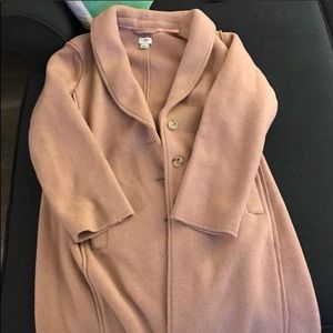 J. Crew Boiled Wool Topcoat - NWOT